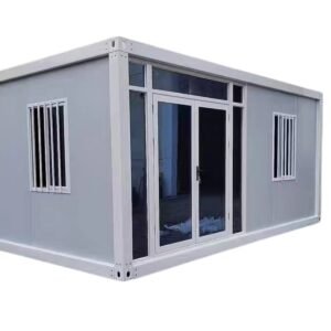 CASABOX 10ft x 20ft Flat Pack Container Office With 3m Glass Wall