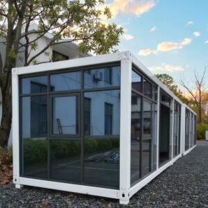 CASABOX 10ft x 26ft Container Office With Glass Curtain Wall