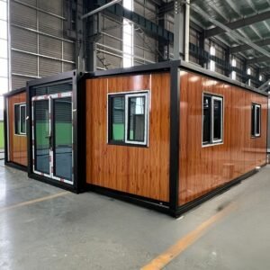 CASABOX 20ft Assembled Two Bedroom Home Prefab Expandable Container House L5900*W6480*H2480mm