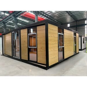 CASABOX 20ft Flat Roof Expandable Container Office Fully- furnished Custom Window