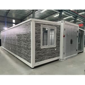 CASABOX 30FT Expandable Container House Steel Entrance Door