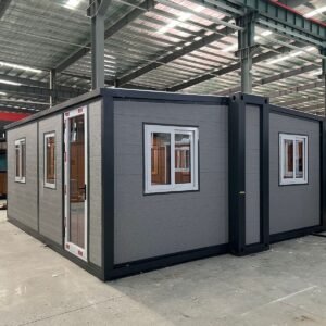 CASABOX F700 Expandable Container Office Grey Metal Curved Panel