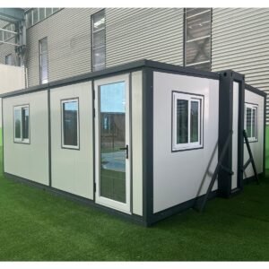 CASABOX F700 White Expandable Container House Glass Door