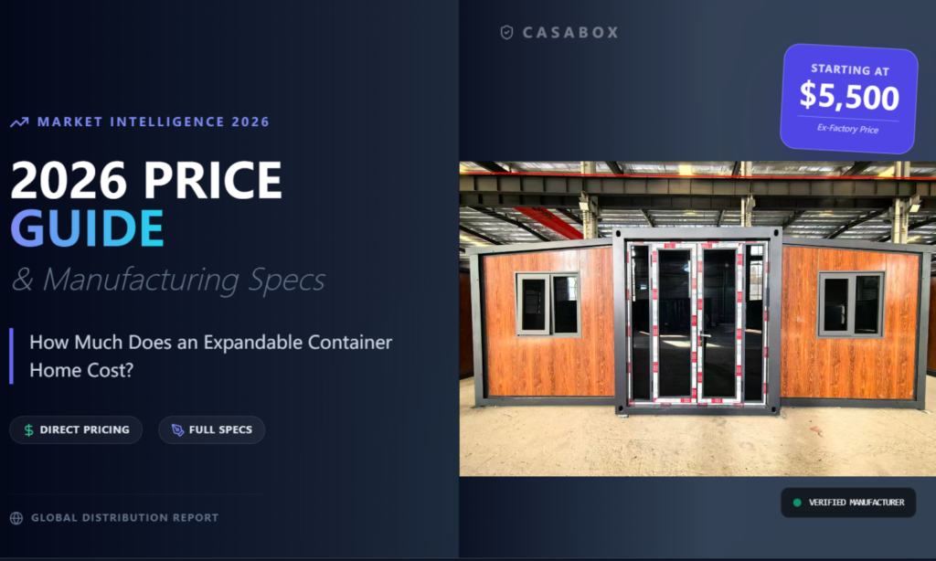 expandable container home price list 2026